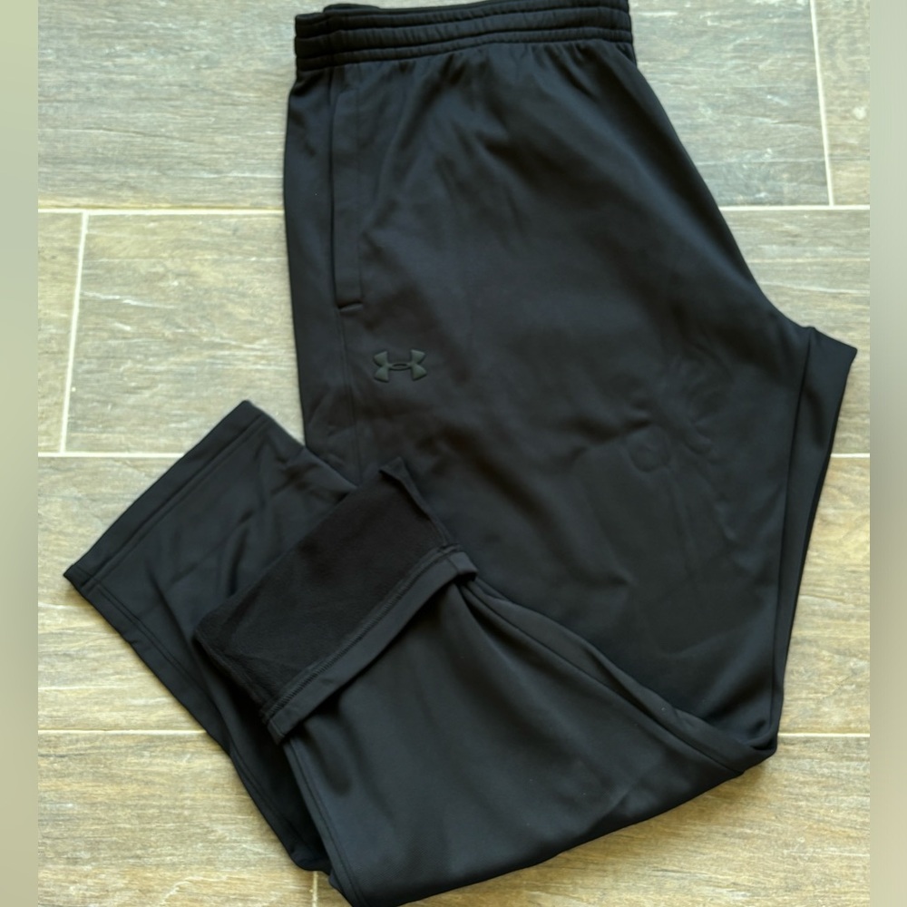 NWT Under Armour Pants Mens Coldgear Fleece Sweatpants Loose Fit Drawstring